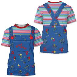 Child Horror Character 3D Costume Shirt Meaningful Gift For Family Gift For Boyfriend Valentine Gift