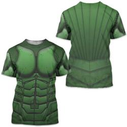 Alien Green Character Costume Cosplay 3D Shirt Meaningful Gift For Family Gift For Boyfriend Valentine Gift