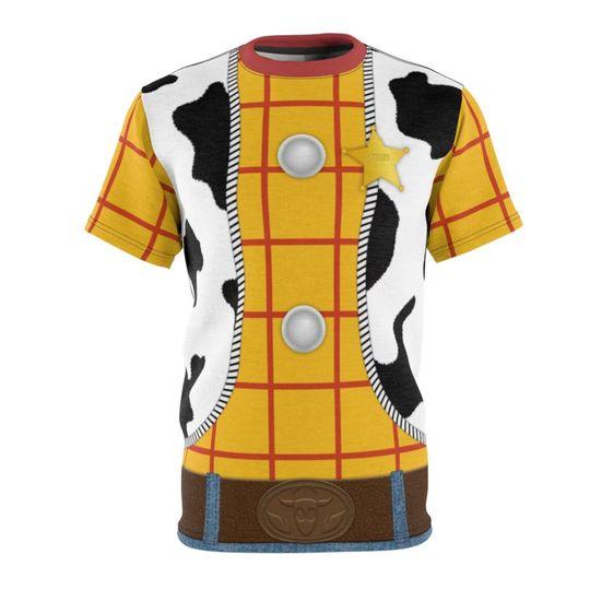 Fictional Cowboy Doll Halloween 3D Shirt, Halloween Costume For Family Group T Shirt Meaningful Gift For Family Gift For Boyfriend Valentine Gift