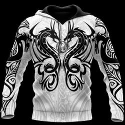 Tattoo And Dungeon Dragon 3D Hoodie, Birthday Gift, Dragon Hoodie, Hoodie Lovers Gift