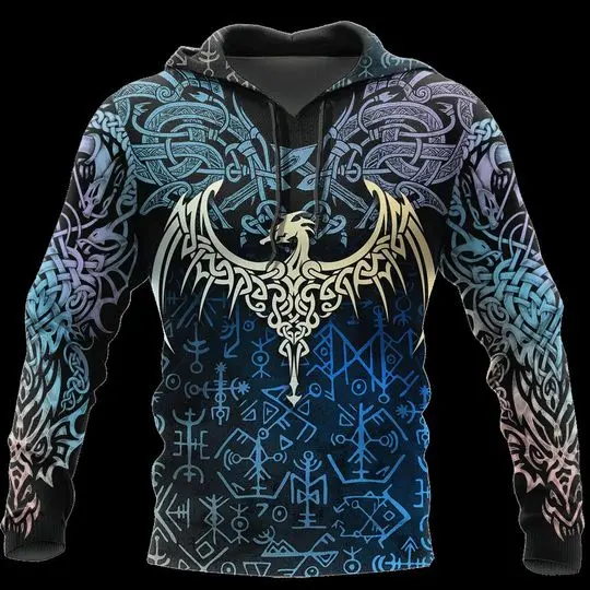 Celtic Tattoo Art 3D Hoodie, Birthday Gift, Dragon Hoodie, Hoodie Lovers Gift, Men Gift