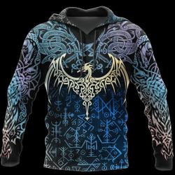 Celtic Tattoo Art 3D Hoodie, Birthday Gift, Dragon Hoodie, Hoodie Lovers Gift, Men Gift
