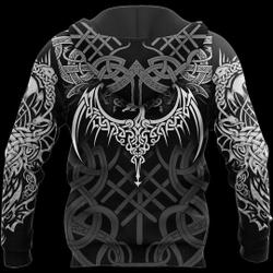 Celtic Tattoo Art 3D Hoodie, Birthday Gift, Dragon Hoodie, Hoodie Lovers Gift, Men Gift