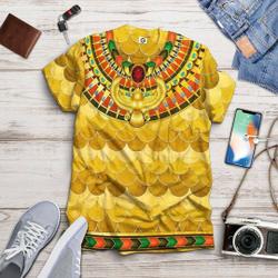 Gold Pharaoh 3D Printed T Shirt Meaningful Gift For Family Gift For Boyfriend Valentine Gift