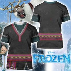 Kristoff Prince Character Cosplay Costume 3D Shirt Meaningful Gift For Family Gift For Boyfriend Valentine Gift