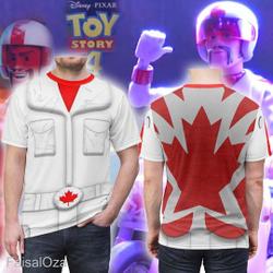 Canadian Toy Story Shirts For Men, Disney Suit Cosplay Costume 3D Shirt Meaningful Gift For Family Gift For Boyfriend Valentine Gift