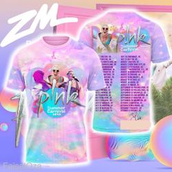 P!nk Summer Carnival 2023, Trustfall Album 3D Shirt Meaningful Gift For Family Gift For Boyfriend Valentine Gift