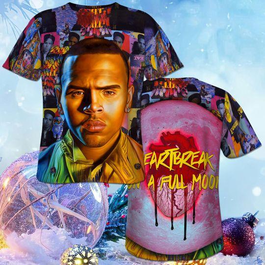 3D T-Shirt Printed Fashion Chri Unisex Outfit Singer Women Brow Kid 3D Shirt Meaningful Gift For Family Gift For Boyfriend Valentine Gift