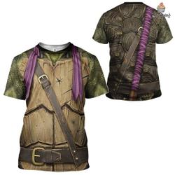 Donatello TMNT Don Donnie Purple Cosplay 3D T Shirt Meaningful Gift For Family Gift For Boyfriend Valentine Gift