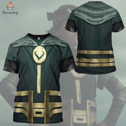 Loki Laufeyson Suit Cosplay 3D T Shirt Meaningful Gift For Family Gift For Boyfriend Valentine Gift