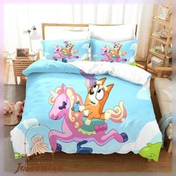 Bingo Bedding Set, Bingo BlueyDad Bedding Set, Bingo Duvet Set, Bingo Duvet CoverGift For Your Girlfriend Boyfriend Gift For Love Gift For Friend Best Valentine Present Holiday Gift