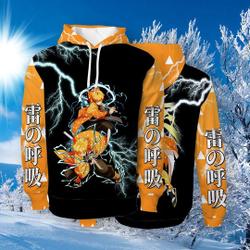 Hoodie Cartoon 3D Printed Sweatshirt zenittsu 3D Hoodie