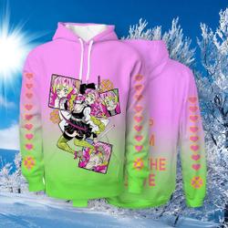 Hoodie Cartoon 3D Printed Sweatshirt Mitsuri Men Kanroji 3D Hoodie