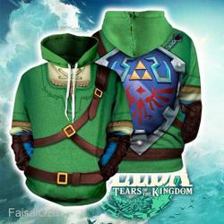 Zelda Tears of the Kingdom 3D Full Over Print 3D Hoodie