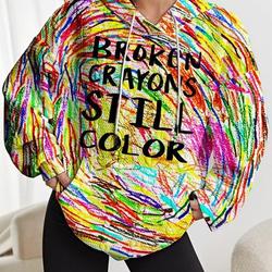 Broken Crayons Still Color All Over Print Hoodie