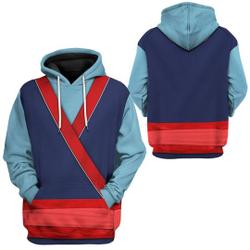 Mulan Princess 3D Full Over Print Hoodie