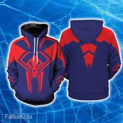 Spider Man 3D Hoodie, Spider Man Across The SpiderVerse Halloween Costume Shirt