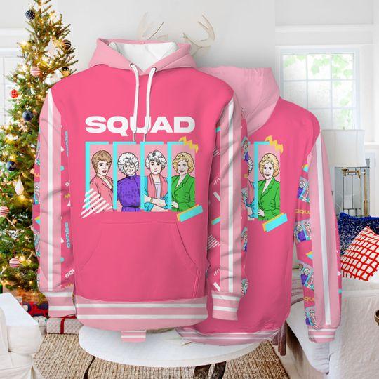 Hoodie Tv series 3D Hoodie, Squad Women Stay Golden 3D Hoodie, Halloween Gift