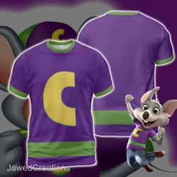 Cheese Mouse Cosplay Costume 3D T-Shirt Meaningful Gift For Family Gift For Boyfriend Valentine Gift