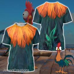 Rooster Costume 3D Matching Shirt, Native Movie Halloween Costume 3D Shirt Meaningful Gift For Family Gift For Boyfriend Valentine Gift