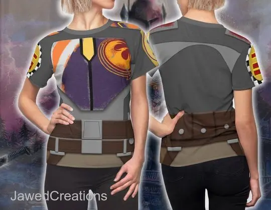 Sabine Wren Women Shirt Run Disney 3D Shirt Meaningful Gift For Family Gift For Boyfriend Valentine Gift