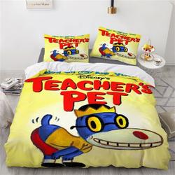 Teacher's Pet Printing Three Piece Bedding Set Gift For Your Girlfriend Boyfriend Gift For Love Gift For Friend Best Valentine Present Holiday Gift