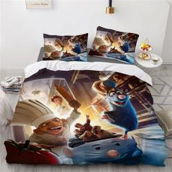 Ratatouille Printing Three Piece Bedding Set Gift For Your Girlfriend Boyfriend Gift For Love Gift For Friend Best Valentine Present Holiday Gift