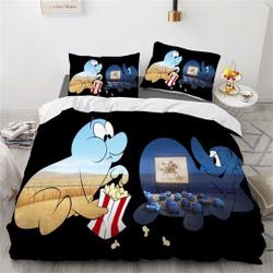 Day And Night Printing Three Piece Bedding Set Gift For Your Girlfriend Boyfriend Gift For Love Gift For Friend Best Valentine Present Holiday Gift