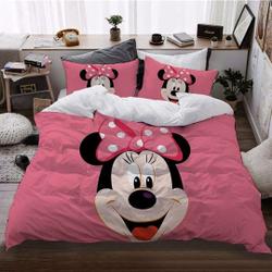 Personalized Mickey Mouse Duvet Covers Bedding Set Gift For Your Girlfriend Boyfriend Gift For Love Gift For Friend Best Valentine Present Holiday Gift