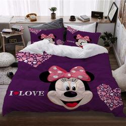 Personalized Mickey Mouse Duvet Covers Bedding Set Gift For Your Girlfriend Boyfriend Gift For Love Gift For Friend Best Valentine Present Holiday Gift