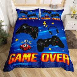 Game Pad Handmade Duvet Cover, Video Game Controller Reversible Bedding Set Gift For Your Girlfriend Boyfriend Gift For Love Gift For Friend Best Valentine Present Holiday Gift