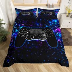 Game Pad Duvet Cover for Kids Boys, Video Game Controller Joypad Reversible Bedding Set Gift For Your Girlfriend Boyfriend Gift For Love Gift For Friend Best Valentine Present Holiday Gift