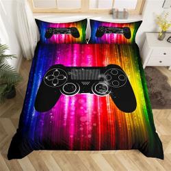 Game Pad Duvet Cover, Video Game Controller Modern Bedding Set Gift For Your Girlfriend Boyfriend Gift For Love Gift For Friend Best Valentine Present Holiday Gift
