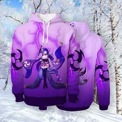 Hoodie Game 3D Rai Women Den Impact Pullover Character 3D Hoodie, Halloween, Thanksgiving