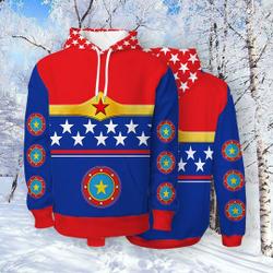 Hoodie Film 3D Wonder Pullover Woman Men Character, Halloween, Thanksgiving