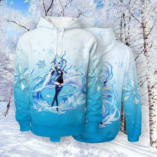 Hoodie Game 3Dla Genshin Character 3D Hoodie, Halloween, Thanksgiving Gift