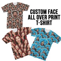 Custom Face 3D T-Shirt Meaningful Gift For Family Gift For Boyfriend Valentine Gift