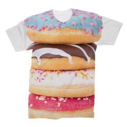 Donut Lover T-Shirt All Over Print Doughnuts Meaningful Gift For Family Gift For Boyfriend Valentine Gift