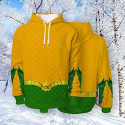 Hoodie Film 3D Printed Aqua Man Hoodie Character