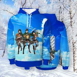 Hoodie Anime 3D Printed Atta Pullover Tita Women Anime