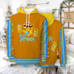 Hoodie Game 3D Printed Wubbox Hoodie Character
