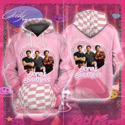 Jonas Brothers 3D Hoodie, Jonas Brothers Five Albums One Night Tour 3D Hoodie