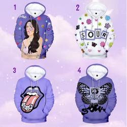 SOUR album Olivia Tour 3D Hoodie, Olivia Rodrigo 3D Hoodie