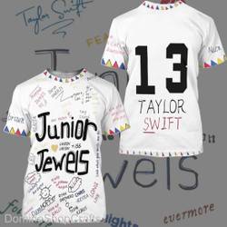 Junior Jewels Shirt, Custom Taylor 3D Shirt Meaningful Gift For Family Gift For Boyfriend Valentine Gift