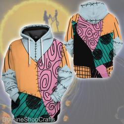 Sally The Nightmare Before Christmas 3D Print Hoodie, Costume 3D Hoodie