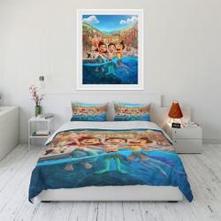 Luca Quilt Cover Soft Three-Piece Bedding Set Gift For Your Girlfriend Boyfriend Gift For Love Gift For Friend Best Valentine Present Holiday Gift