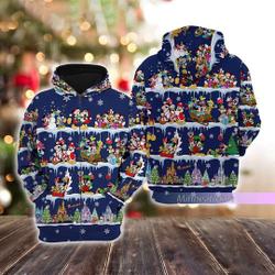 Christmas Gift, Mickey And Friends Hoodie, Mickey Hoodie