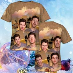 3D T-Shirt Printed Fashion Nick Men Singer 3D Shirt Meaningful Gift For Family Gift For Boyfriend Valentine Gift