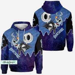 Halloween 3D Hoodie, Jack Skellington Hoodie, Skellington Men Hoodie, Skellington Hoodie, Nightmare Christmas