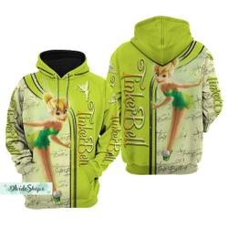 TinkerBell Hoodie, TinkerBell 3D Hoodie, Disney Princess Hoodie, TinkerBell Aesthetic Hoodie